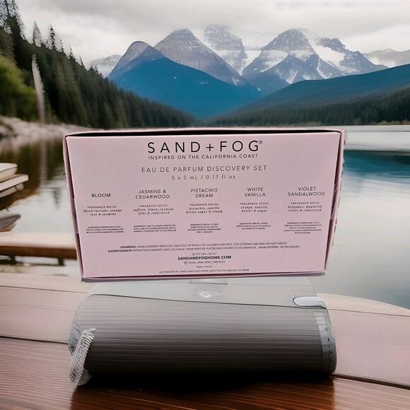 Sand And Fog Perfume Oil Rollerball Parfum Discovery Set 5 Perfume Oil Rolls - Picture 2 of 8